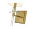 Z-Lite Sophia 1 Light Wall Sconce, Rubbed Brass & White 803-1S-RB-WH - alternate 5